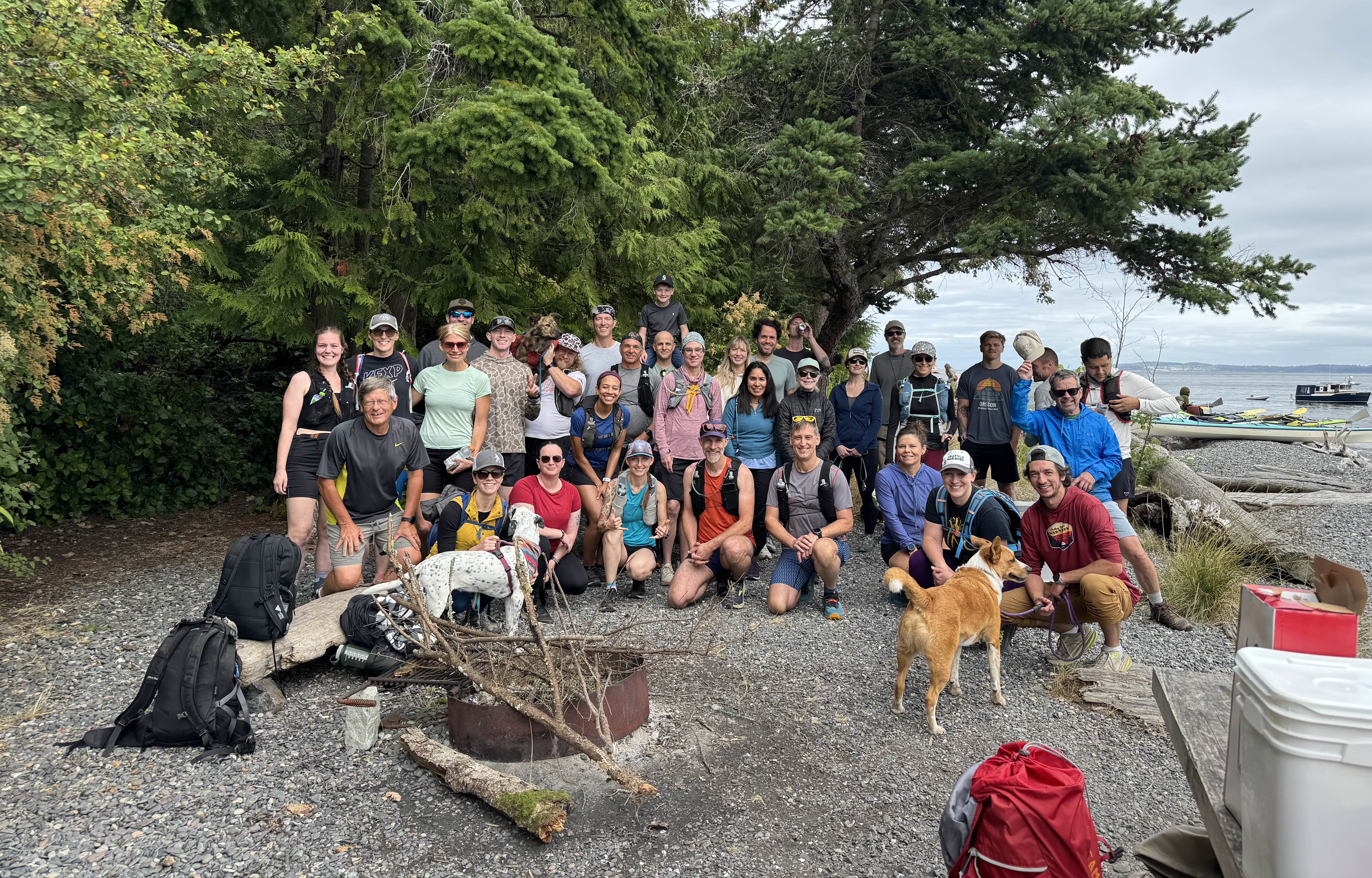 Crypress Group Adventure trail running photo - Mount Erie Runners.